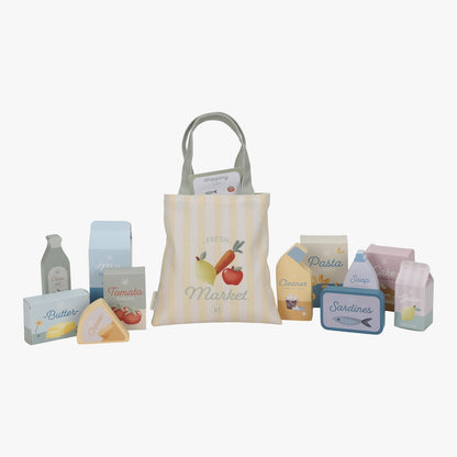 Little Dutch Wooden Shopping Cart